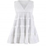 Sleevless dress white lace