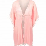 Kimono Pink with Pom-Pom