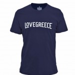 LoveGreece Μπλε Αντρικό T-Shirt