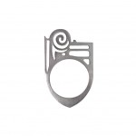 Greek Pillar Silver Ring